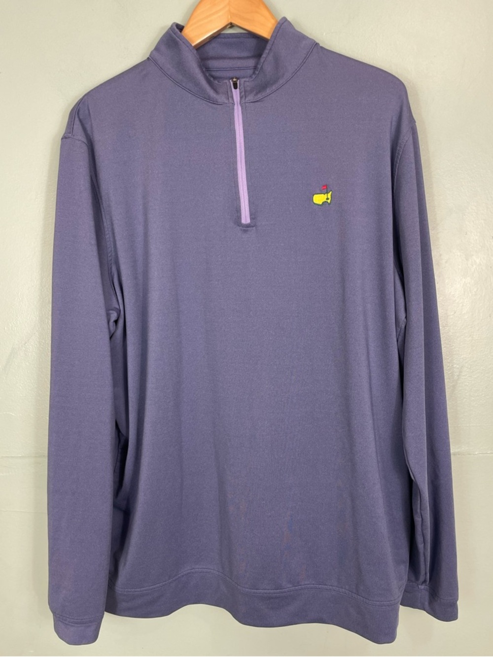 Masters Designed by Peter Millar Quarter Half Zip Pullover Sweater Men Sz XL